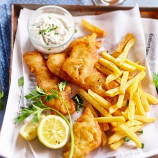 Le Fish & Chips au cabillaud