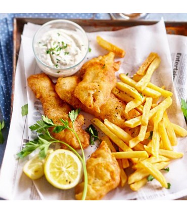 Le Fish & Chips au cabillaud
