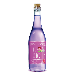 Notre Limonade artisanale La Gosse - Violette 75cl