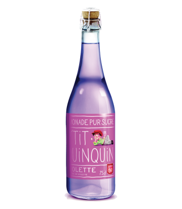 Notre Limonade artisanale La Gosse - Violette 75cl