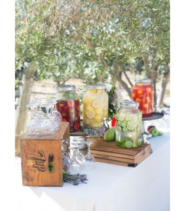 Notre Citronnade bio maison (Fontaine en verre)